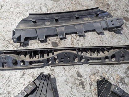 2011-2016 BMW 535i F10 Rear Left Right Center Bumper Support Brackets SET 7204017