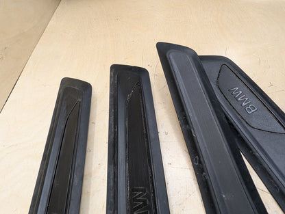 2012-2018 BMW 320i F30 Front Rear Left Right Scuff Plate Door Sill SET 7263315