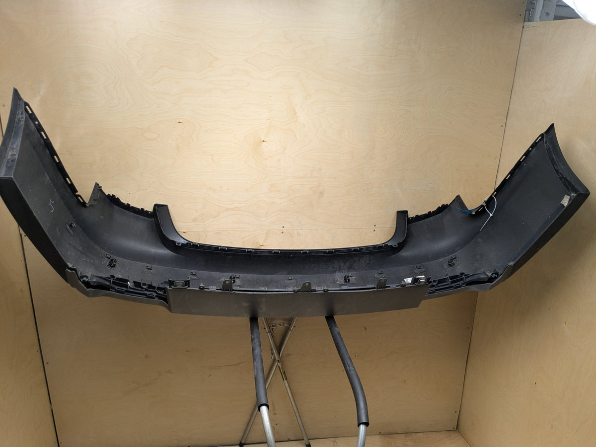 2016-2018 Audi A6 C7 Rear Bumper Cover w/ PDC Holes Black 4N/X7U