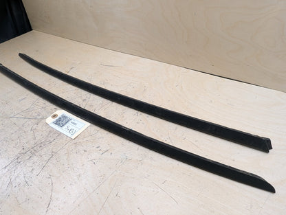 2011-2017 Audi RS5 8T Front Left Right Side Windshield Drip Trim Molding SET 8T0854327A OEM
