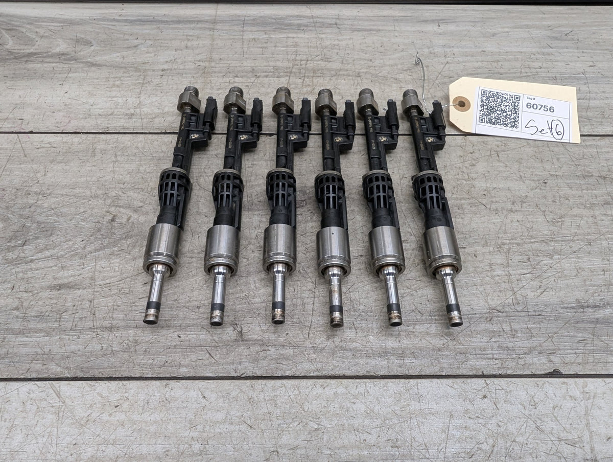 2011-2016 BMW F10 535i N55B30M0 Engine Motor Injector SET 7568607