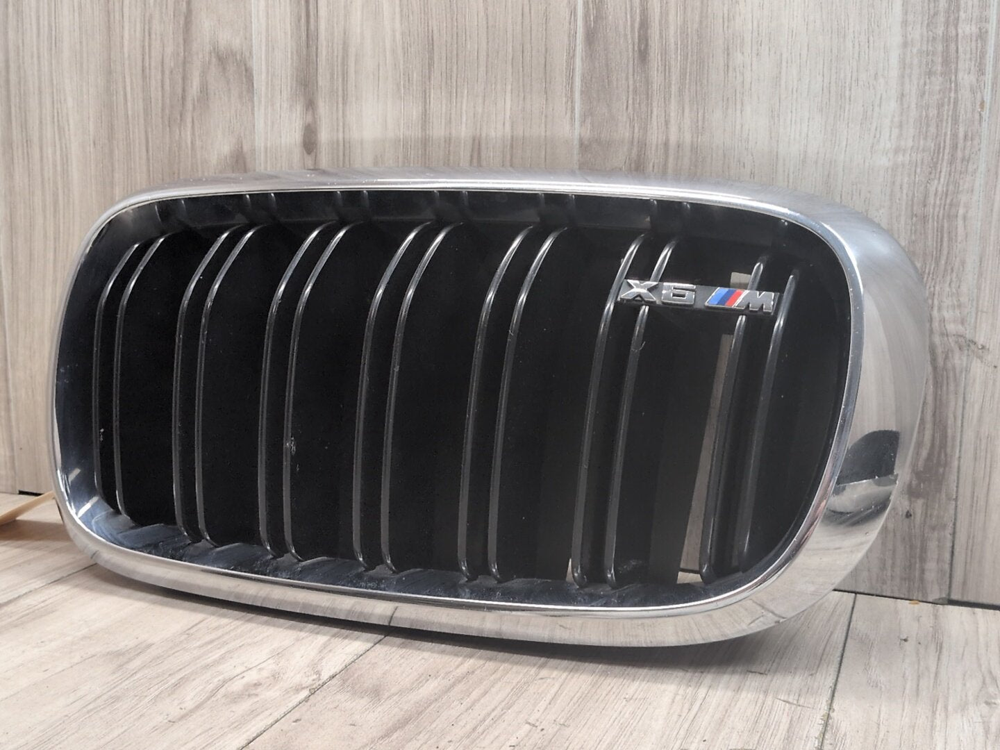 2015 - 2019 BMW X6 F86 Front Left Right Upper Bumper Cover Kidney Grilles SET 8056769 S63B44T2