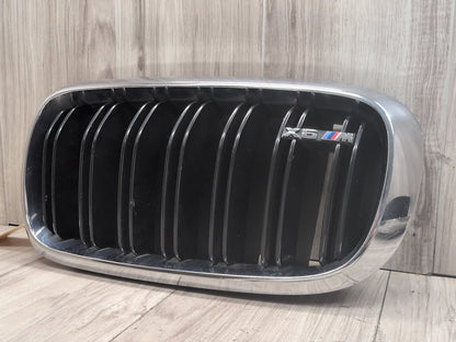 2015 - 2019 BMW X6 F86 Front Left Right Upper Bumper Cover Kidney Grilles SET 8056769 S63B44T2