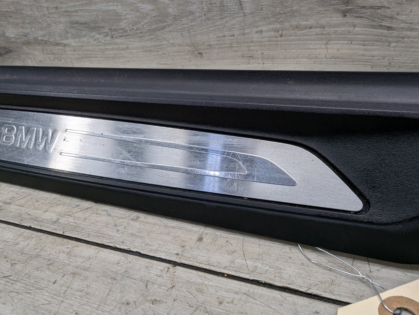 2012-2018 BMW 340i F30 Front Left Right Scuff Plate Door Sill SET 7410460