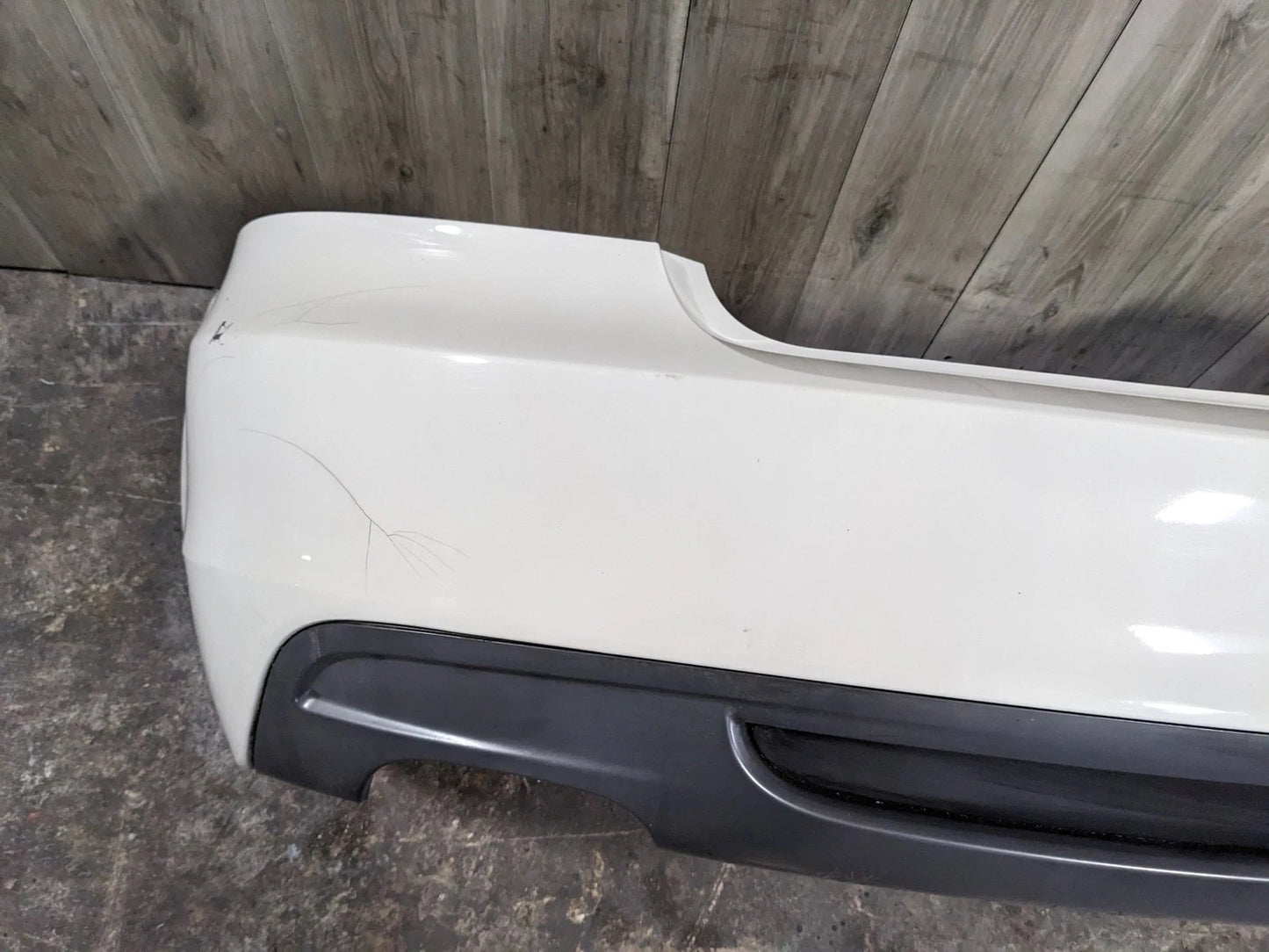 08-13 OEM BMW E88 E82 135i M-Sport Rear Bumper Cover Complete W/O PDC White