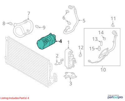 OEM BMW F22 F23 F30 F32 F33 F36 AC Compressor Clutch A/C Pump Pulley B46 B58