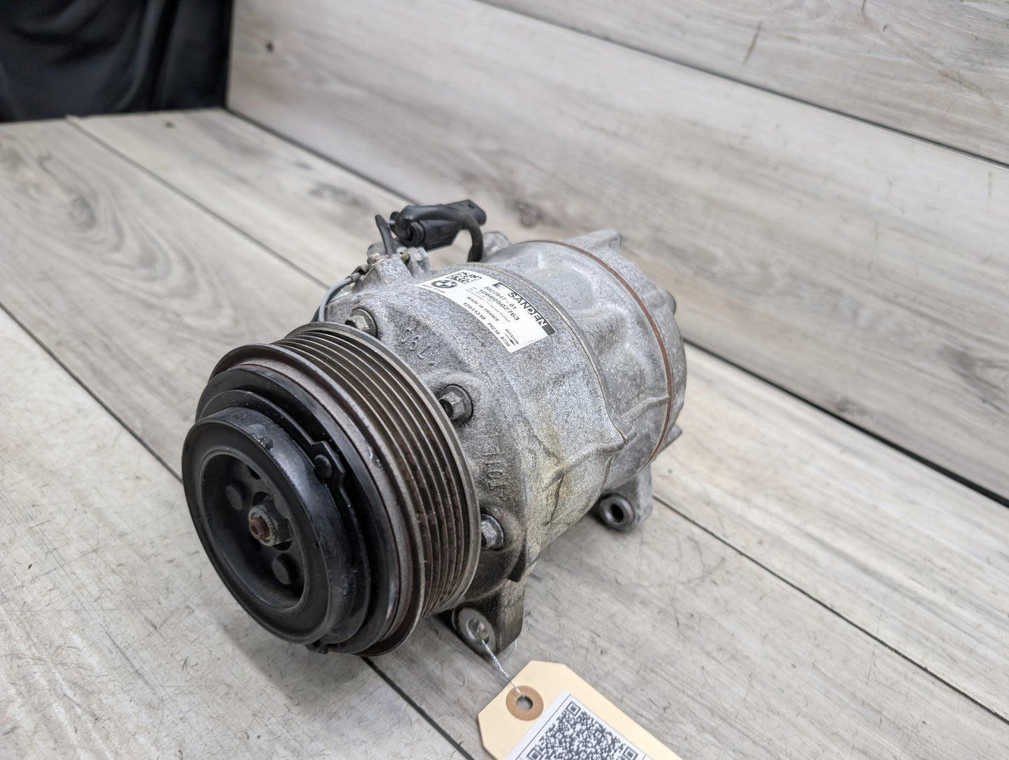 2017-2023 BMW G30 530i B46B20O0 Engine Motor A/C AC Compressor Clutch Pump Pulley 6822847
