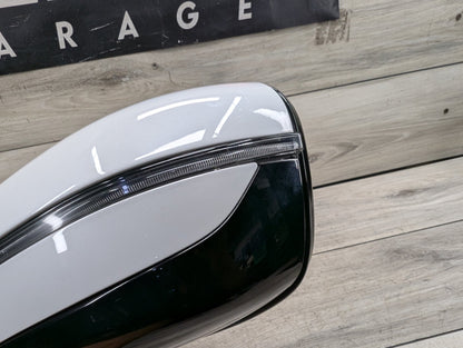 OEM BMW G30 530 540 M550 Left Driver Side Mirror Blind Spot SHADOW GLOSS