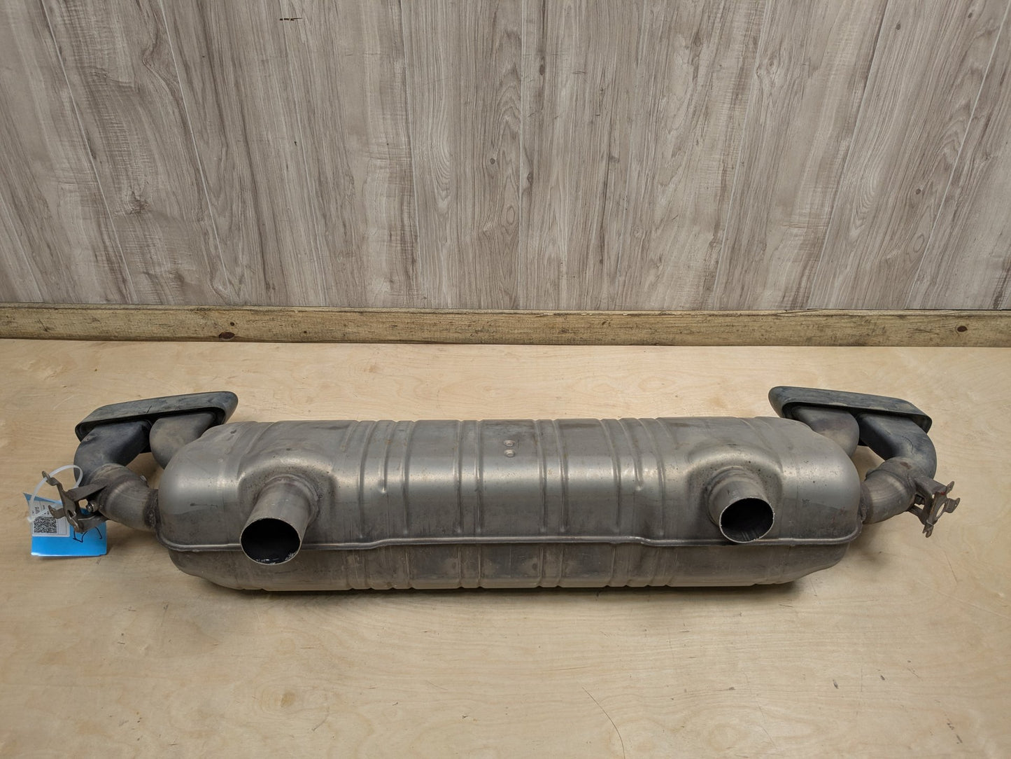 16-19 OEM BMW G11 G12 750i 750iX Engine N63R Rear Exhaust Pipe Muffler M SPORT