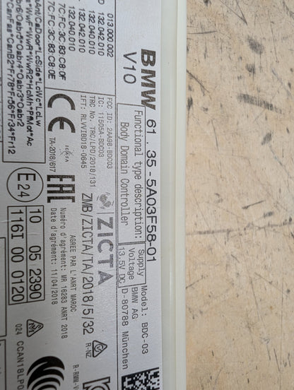 2019-2026 BMW M340i G20 Bdc Body Domain Fem Control Module 5A03F58 OEM