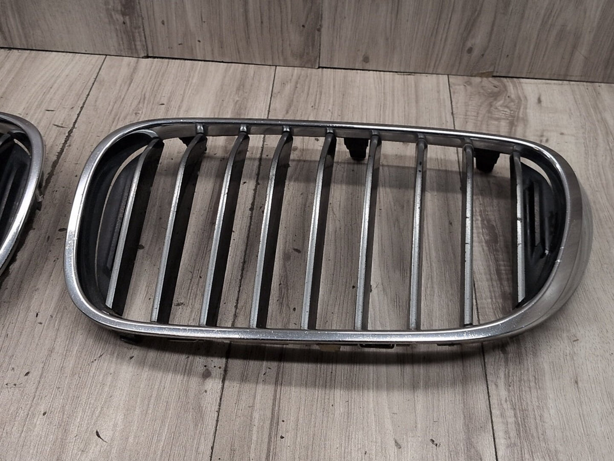 16-19 OEM BMW G11 G12 740 750 Front Left Right Upper Bumper Kidney Grilles SET