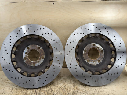 12-19 BMW F06 F10 F12 F13 M5 M6 Rear Ventilated Brake Rotor Pair SET