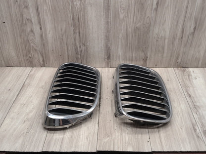 16-19 OEM BMW G11 G12 740 750 Front Left Right Upper Bumper Kidney Grilles SET
