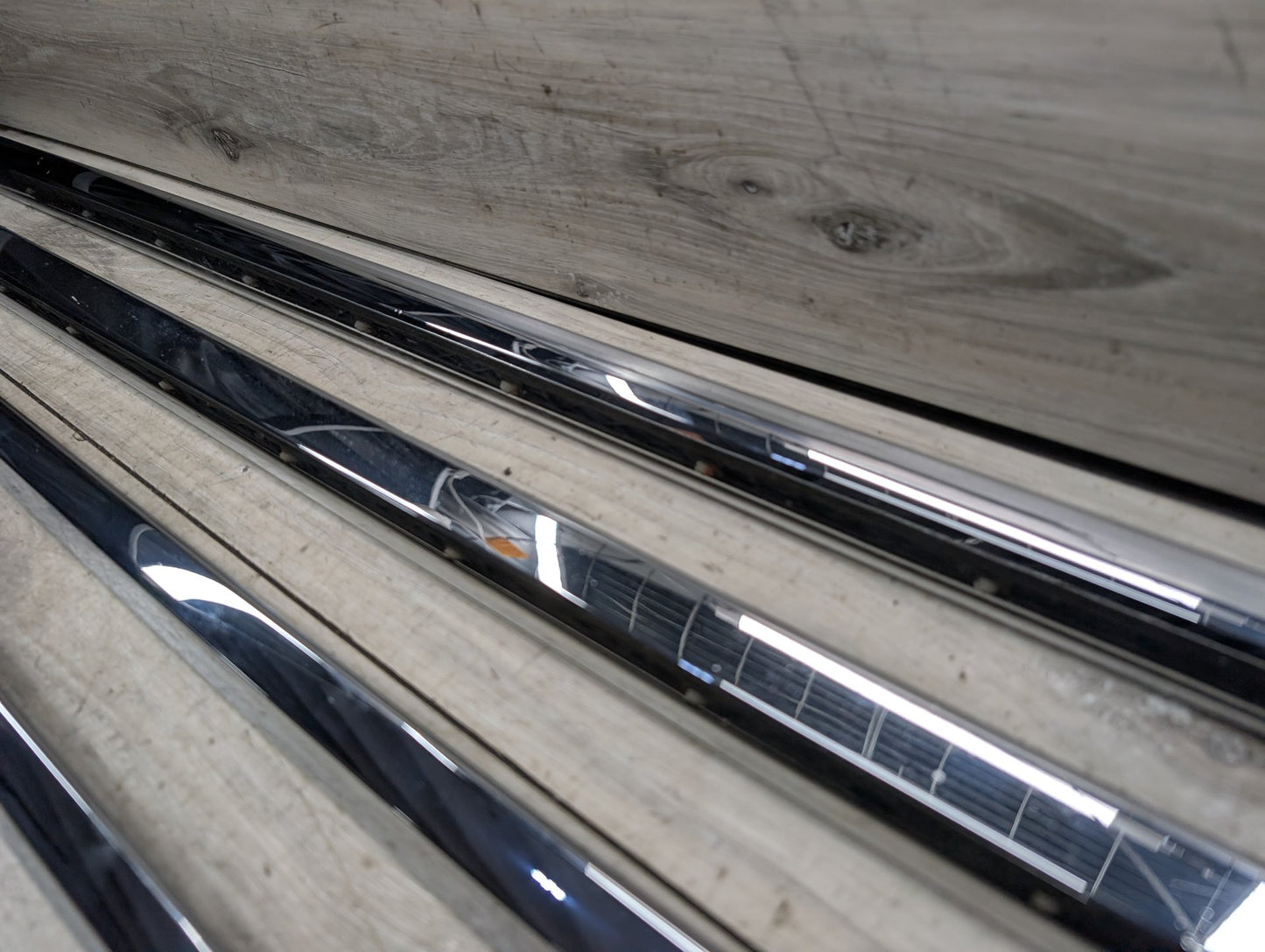 2016-2022 BMW 750Li G12 Front Rear Left Right Exterior Door Trim Molding SET 7397869