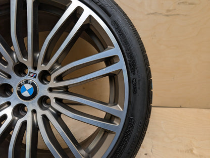 OEM BMW BMW G30 530 540 M550 Rear Wheel Rim Style 664M Silver R19x9" ET44