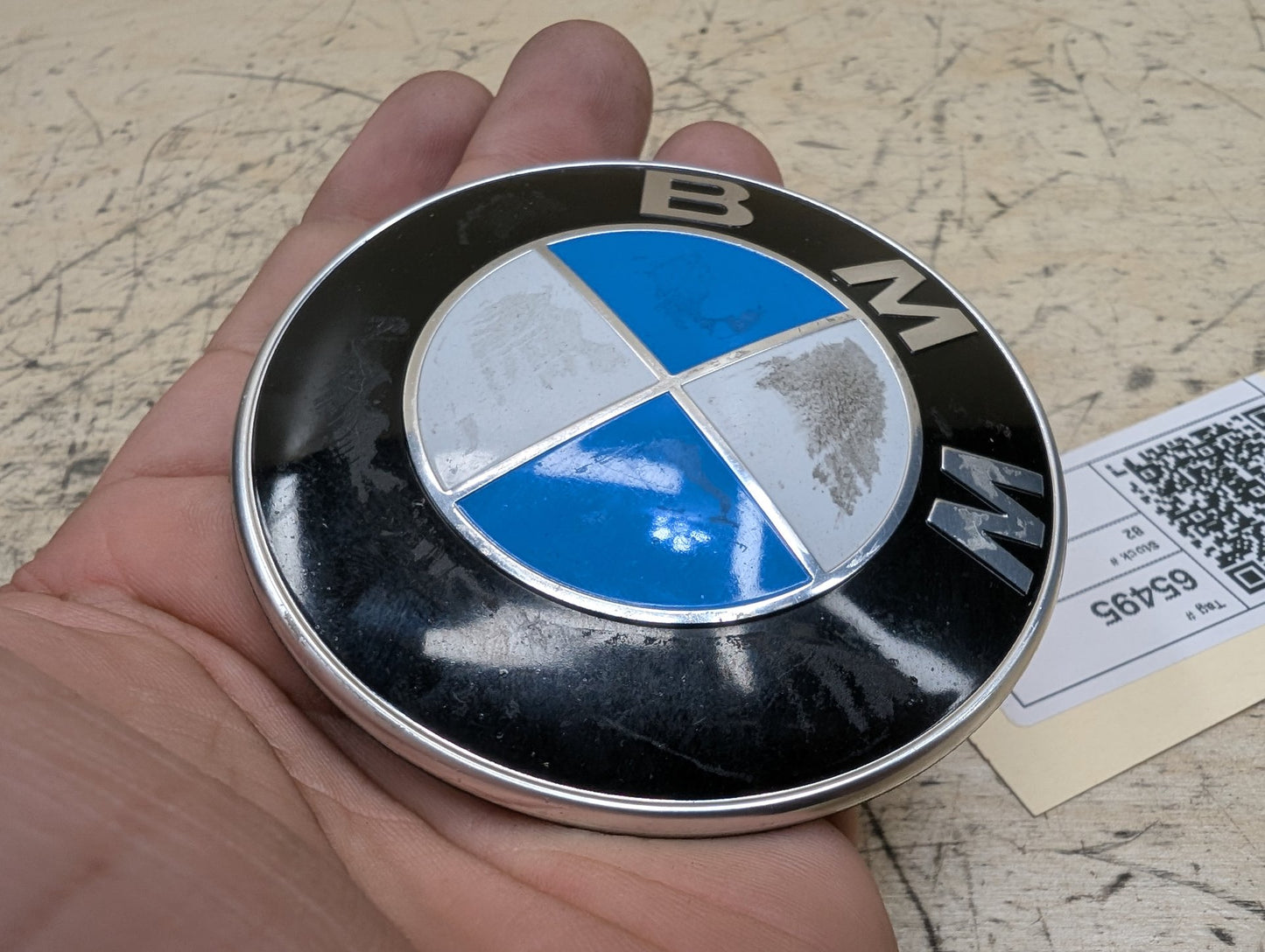 OEM BMW E85 F06 F10 F12 F13 Hood Trunk Emblem Badge Symbol Logo D=82 MM 7057794