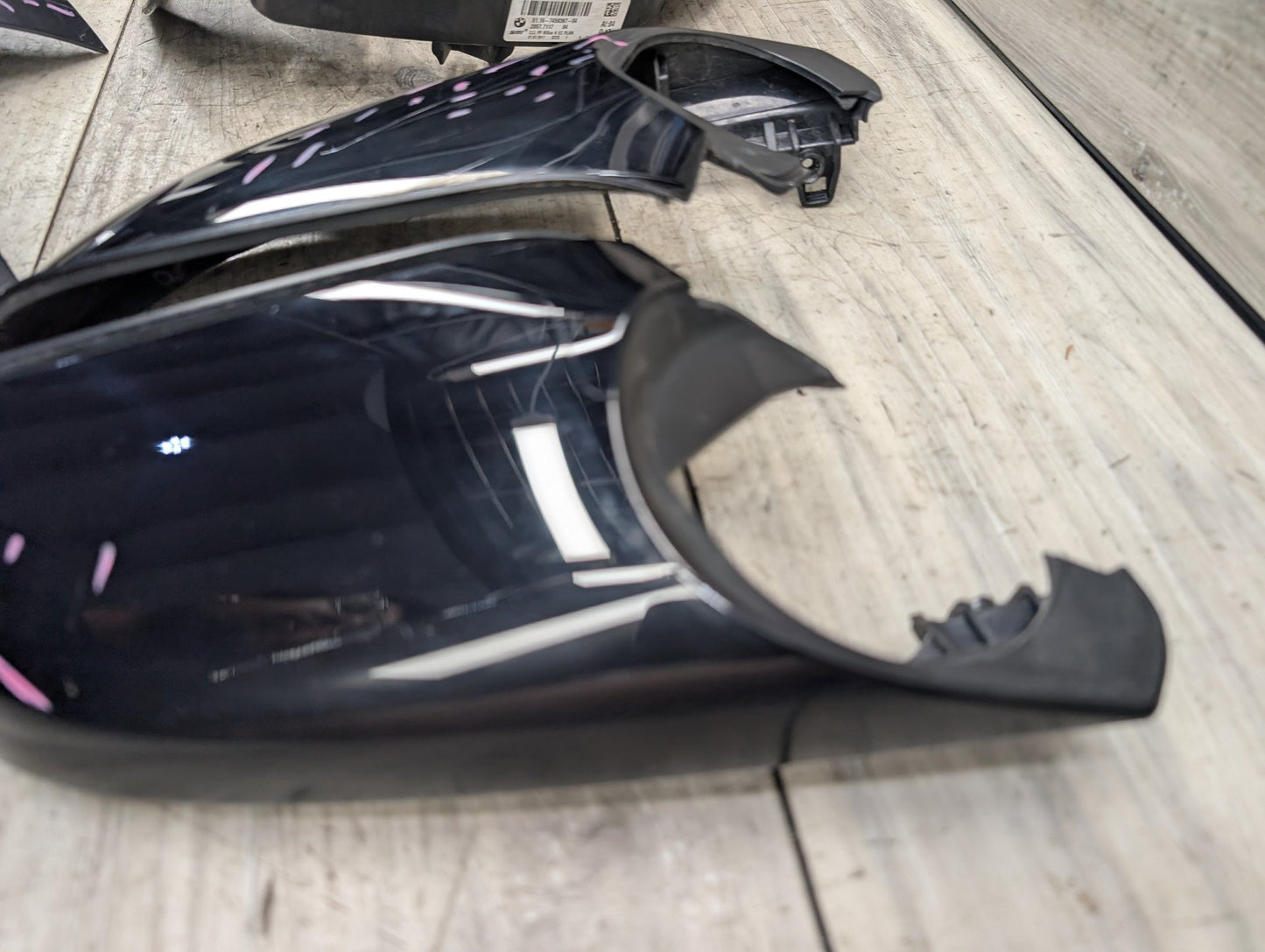 12-20 OEM BMW F30 F32 F33 F36 Front Left Right Side Mirror Cap Covers SET