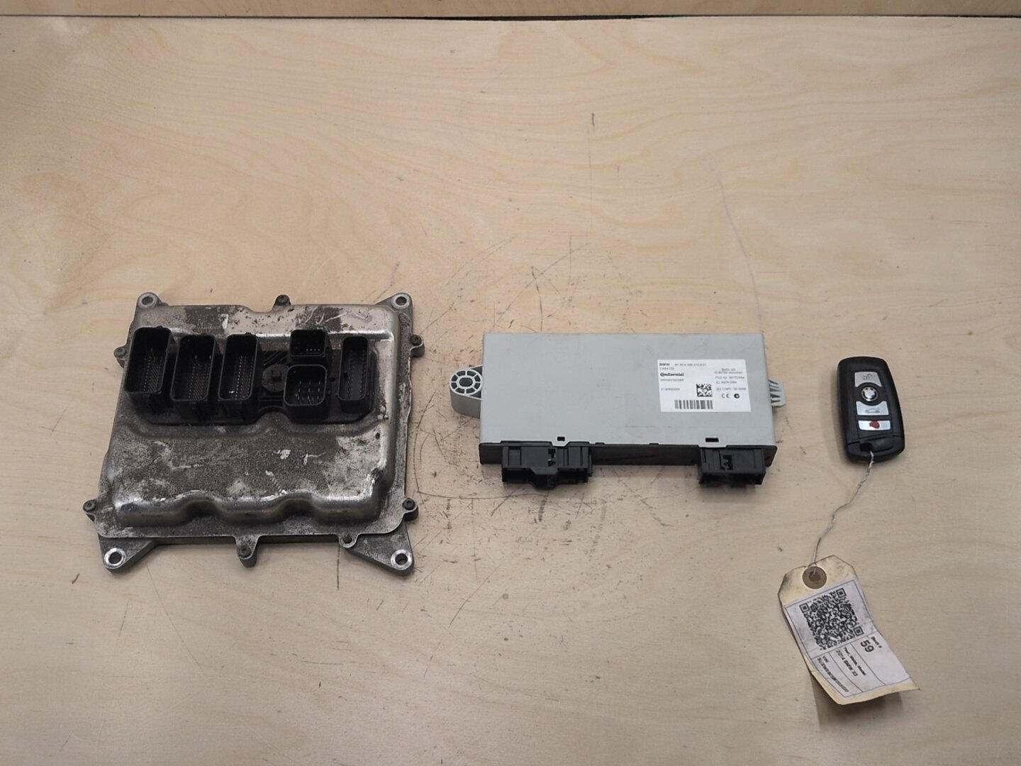 OEM BMW N20 X3 X4 F10 F02 Engine Motor ECU DME Computer w/ Cas & Key SET