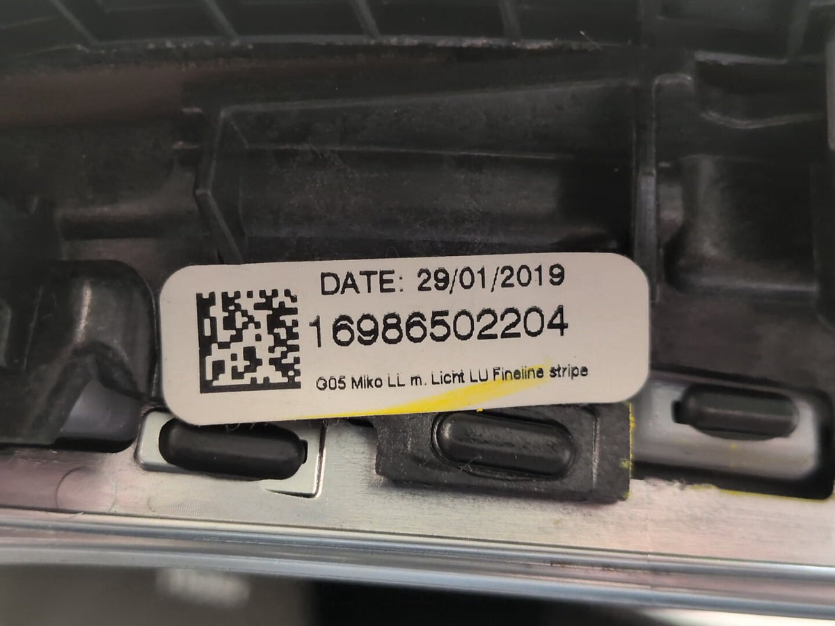 2019-2026 BMW X5 G05 Center Console Trim 9865022 OEM