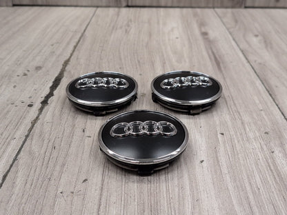 2018-2023 Audi S4 B9 - Wheel Rim Hub Center Cap SET PN: 8W0601170BL
