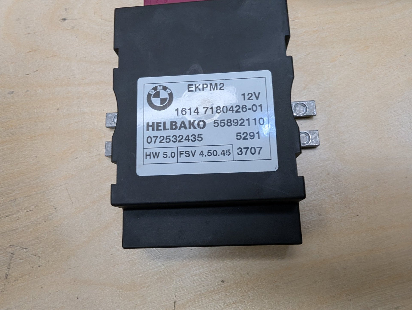 06-13 OEM BMW E82 E88 E90 E92 E93 Helbako Fuel Pump Relay Control Module EKPM2