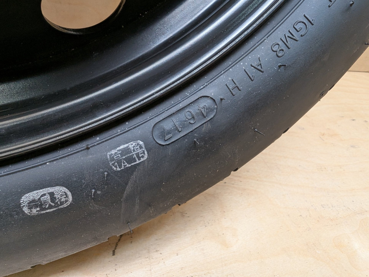2018-2023 Audi S4 B9 Emergency Spare Wheel Rim Tire 19x4 ET22 8W1601027B