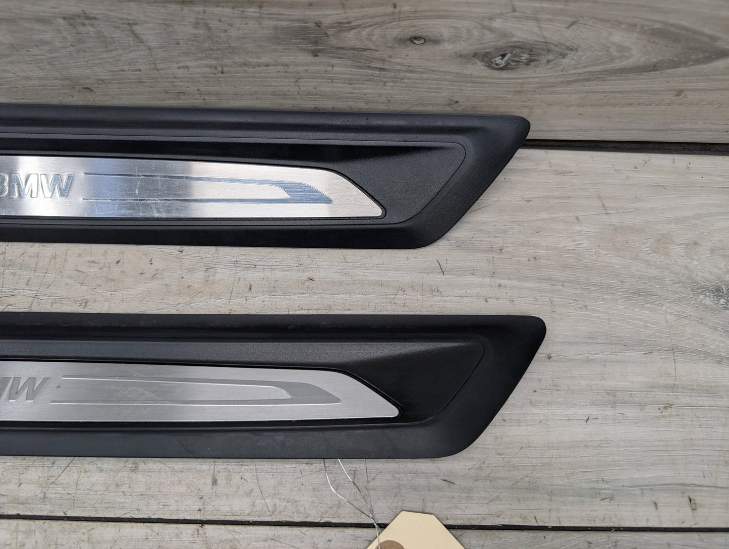 2012-2018 BMW 340i F30 Front Left Right Scuff Plate Door Sill SET 7410460