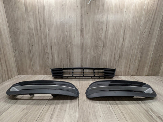 2014 BMW 535i F10- Front Left Right Center Bumper Cover Grilles SET PN: 7331728