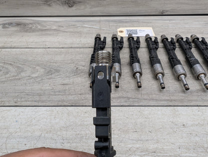 19-24 OEM BMW G12 G30 M550 750 Engine N63R High Pressure Fuel Injector Set