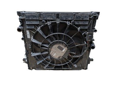 2019-2026 BMW X5 G05 Radiator Cooling Condenser Fan Shroud Assembly SET 8655762