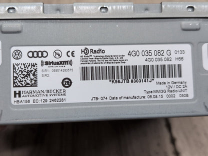 2013 - 2017 Audi S5 8T Radio Receiver Module 4G0035082G CTUB