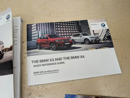 2011-2016 BMW X3 F25 - Owners Instruction Manual Book SET PN: 2285793