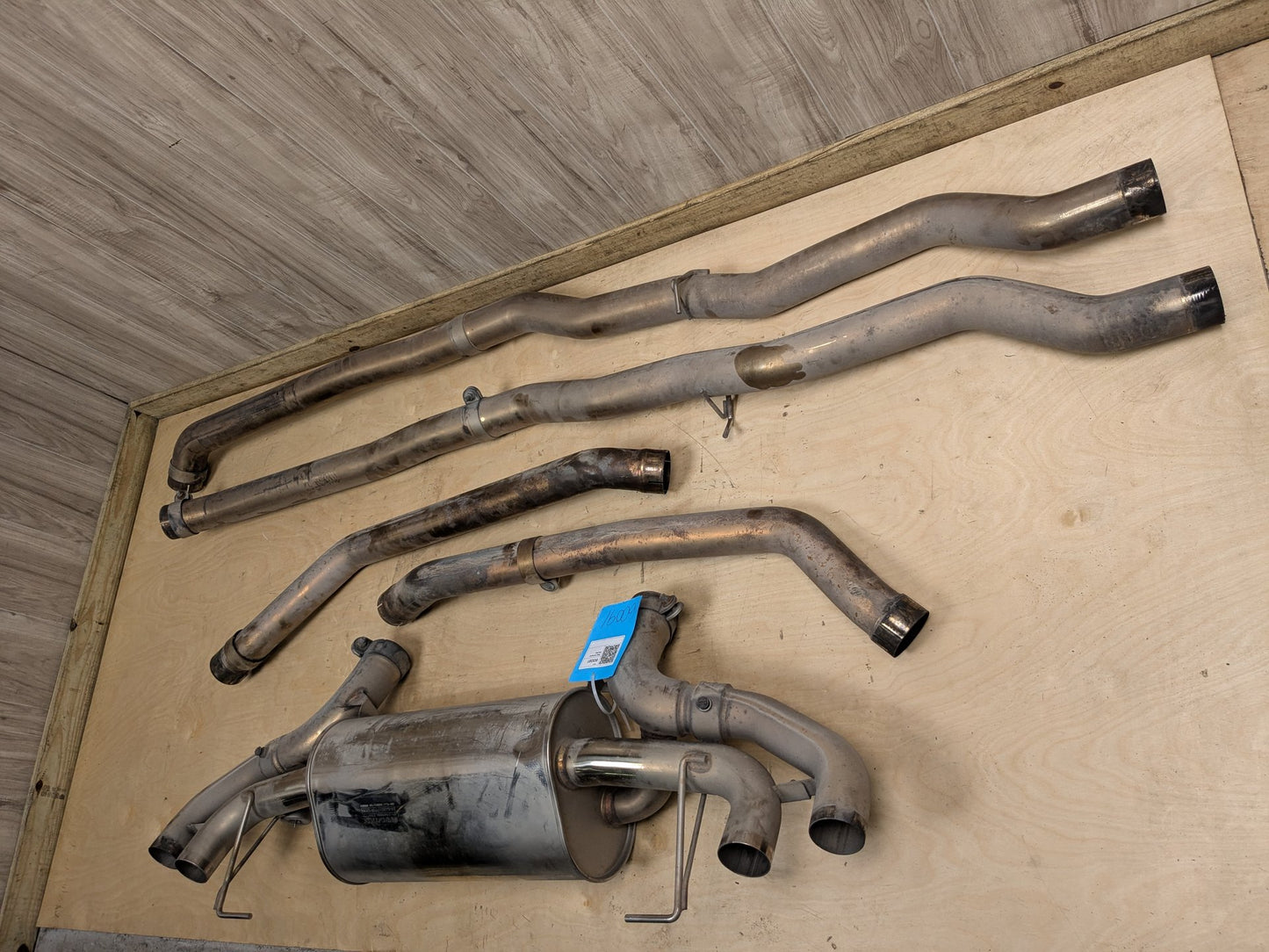 17-24 AMYTRIX BMW G30 M550iX N63TU2 4.4L V8 Valved Exhaust Muffler Pipes SET