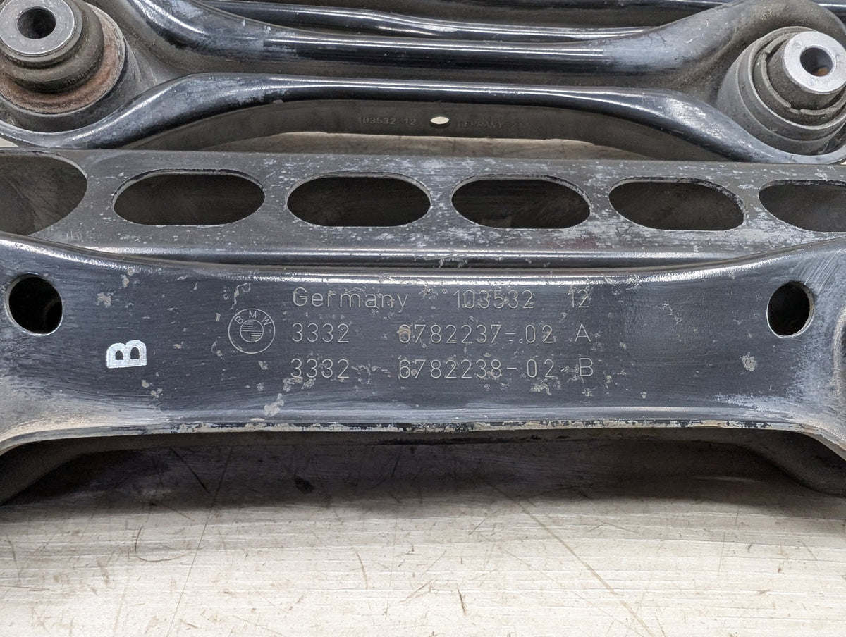 2007-2013 BMW 335i E93 Rear Right Passenger Control Arms SET 6784293 OEM BMW E90 E92 E93 Rear Suspension Right Lower Upper Control Arm Wishbone SET