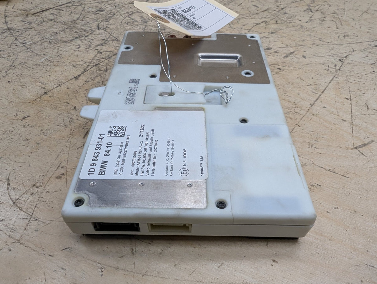 2019-2026 BMW X5 G05 Antenna Telematics Control Module 9843931 OEM