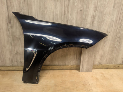 2015-2018 BMW X5 F85 Front Right Passenger Fender Panel Black 416