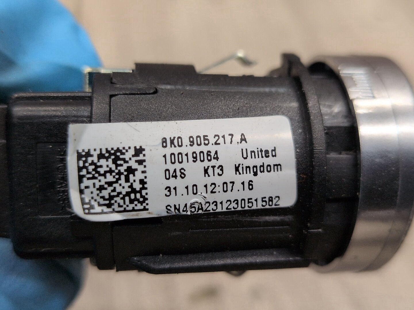 2008 - 2017 Audi S5 8T Start Stop Button 8K0905217A