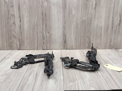 19-24 OEM BMW G20 Front Left Right Bonnet Hood Hinges Black Pair SET
