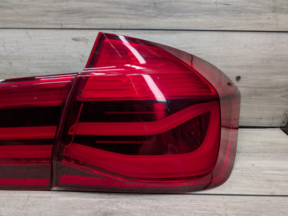16-18 OEM BMW F30 F80 M3 LCI Rear Left Driver LED Inner Trunk Stop Tail Light