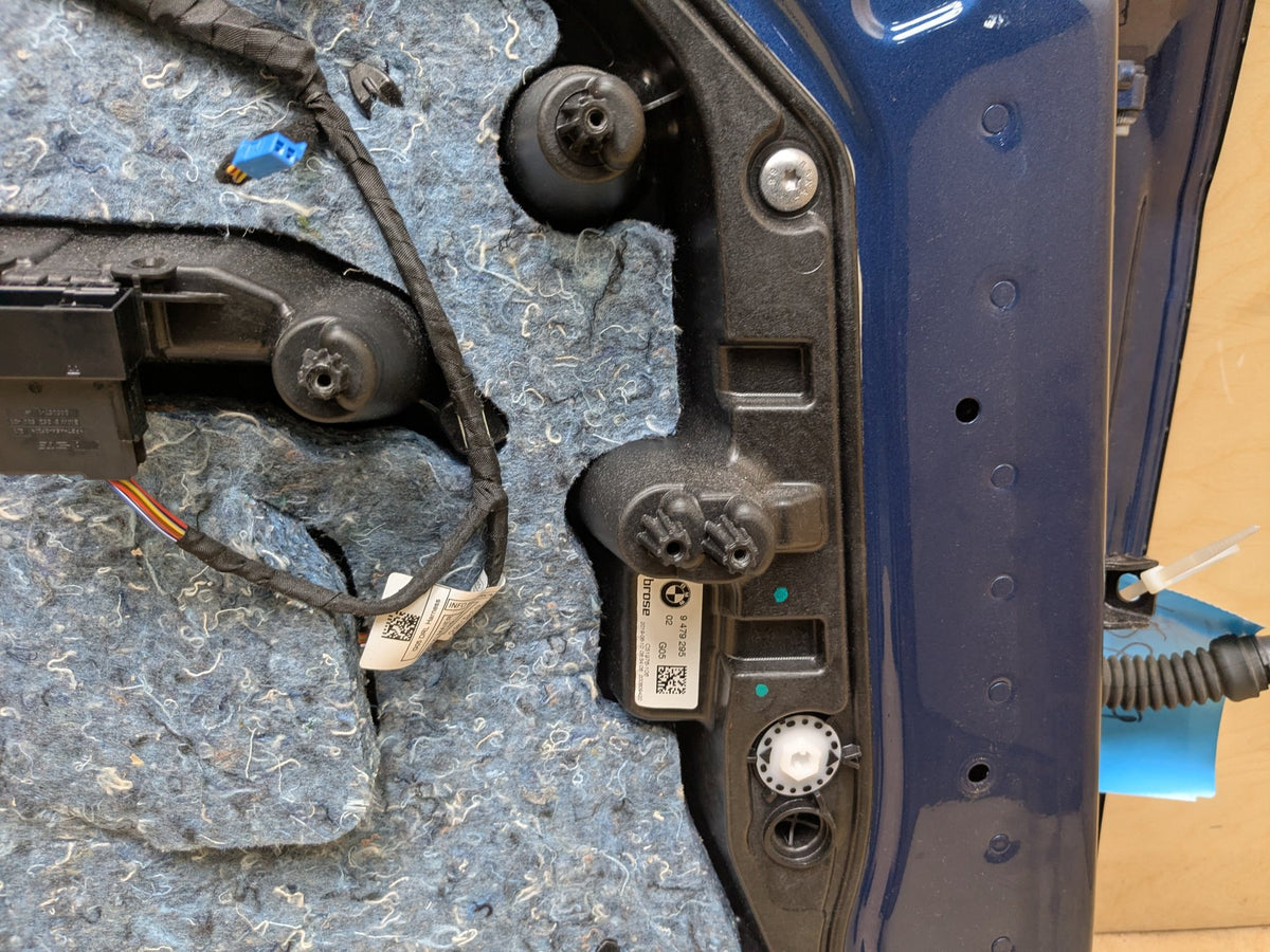 2019-2026 BMW X5 G05 Rear Left Driver Door Shell Panel Blue C1M