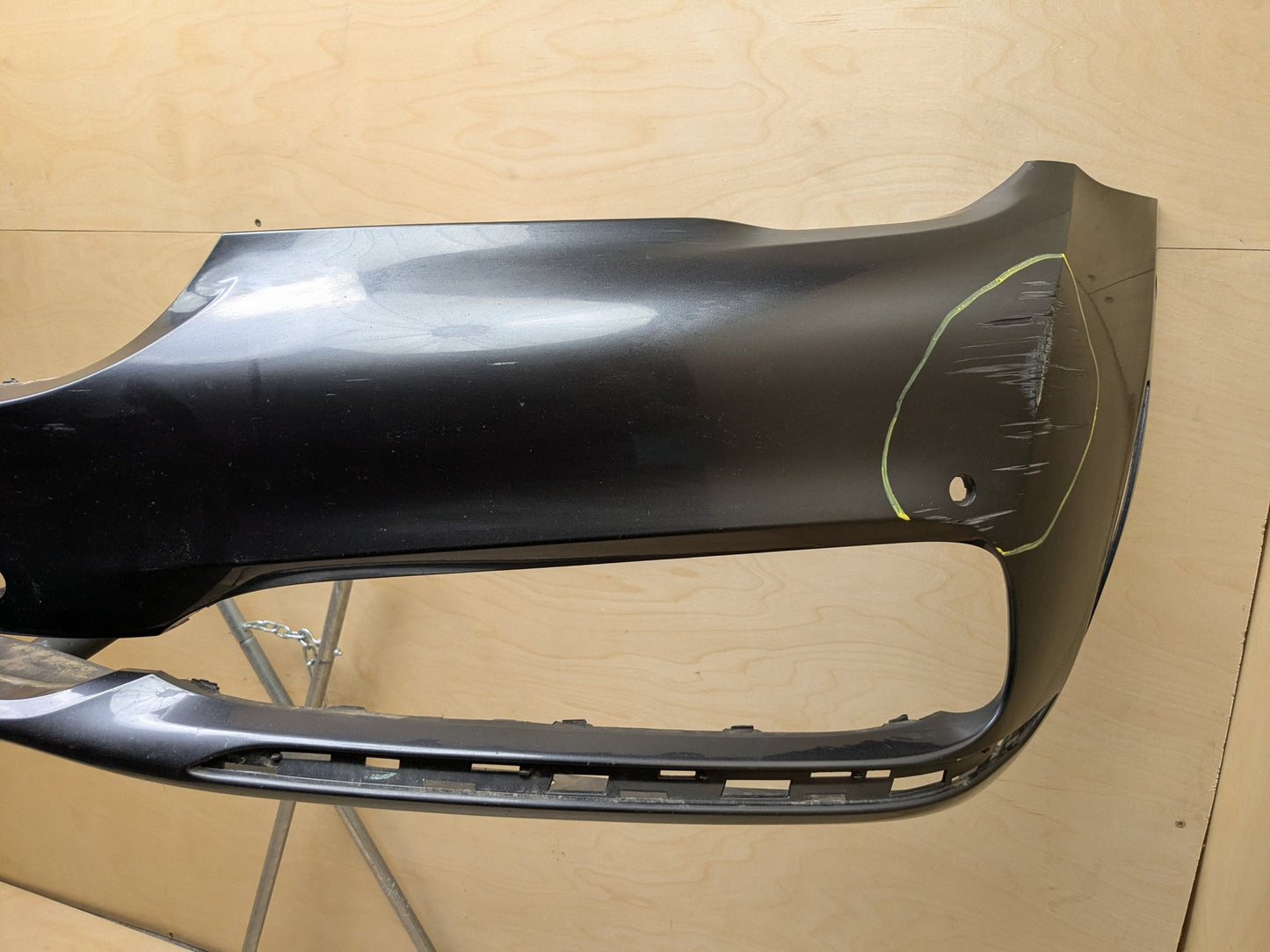 16-19 CAPA BMW G11 G12 740 750 BASE Front Bumper Cover Grey A90