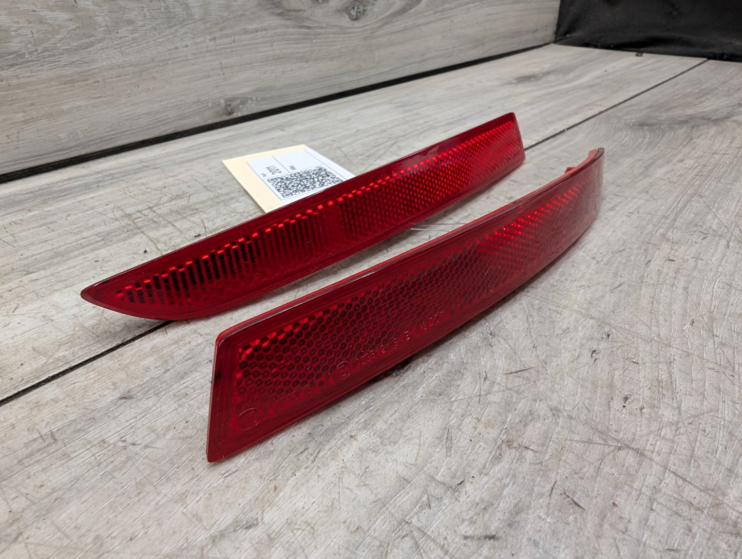 2011 - 2016 BMW 528i F10 Rear Left Right Bumper Reflectors SET 7318555 N20B20O0