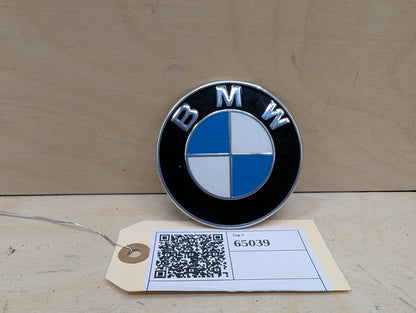 Genuine OEM BMW F39 F90 G20 G30 G80 M3 Bumper Hood Trunk Rear Round Emblem 74mm