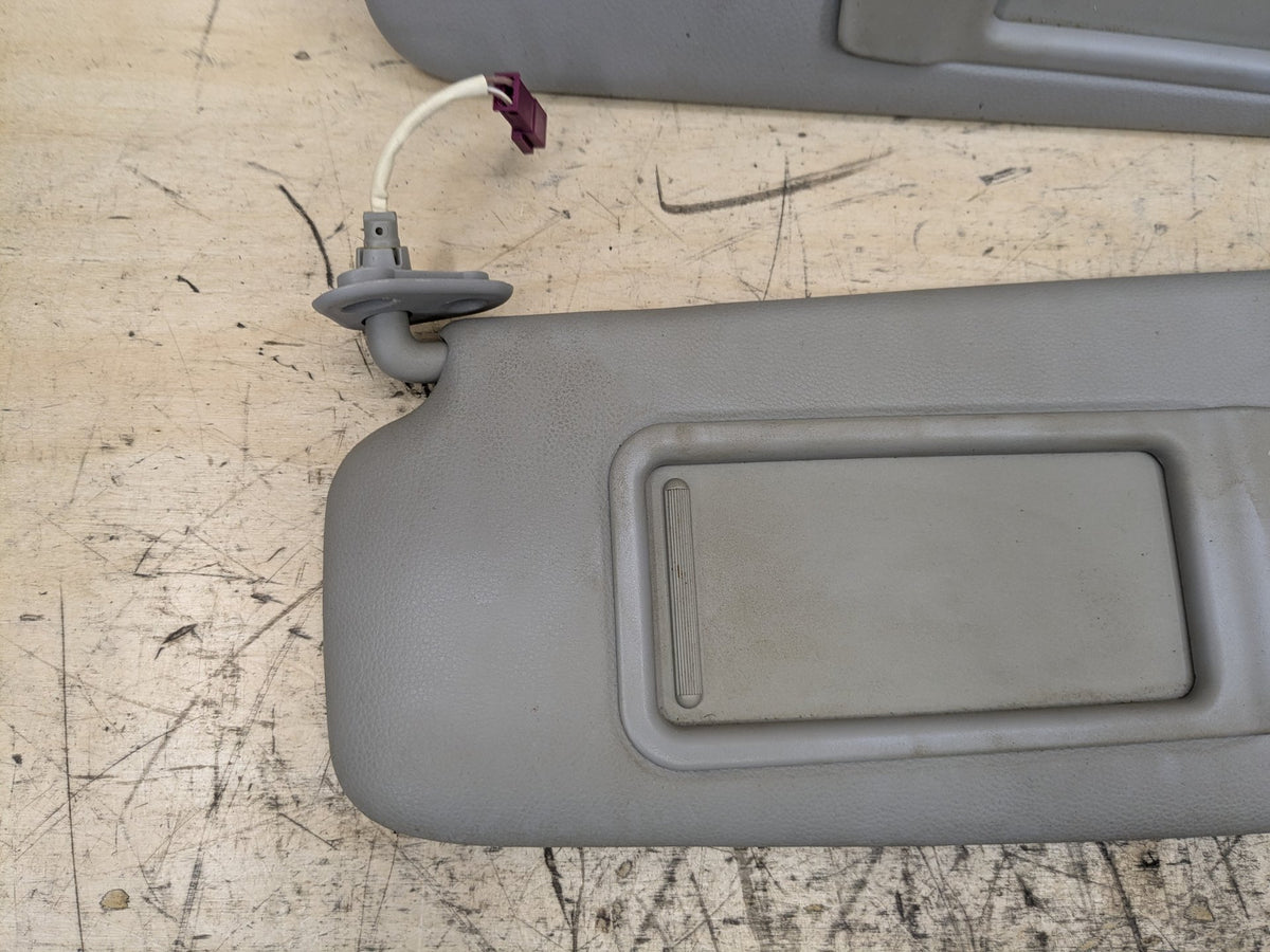 2007-2013 BMW 328i E92 Front Left Right Sun Visor SET 7252083 OEM
