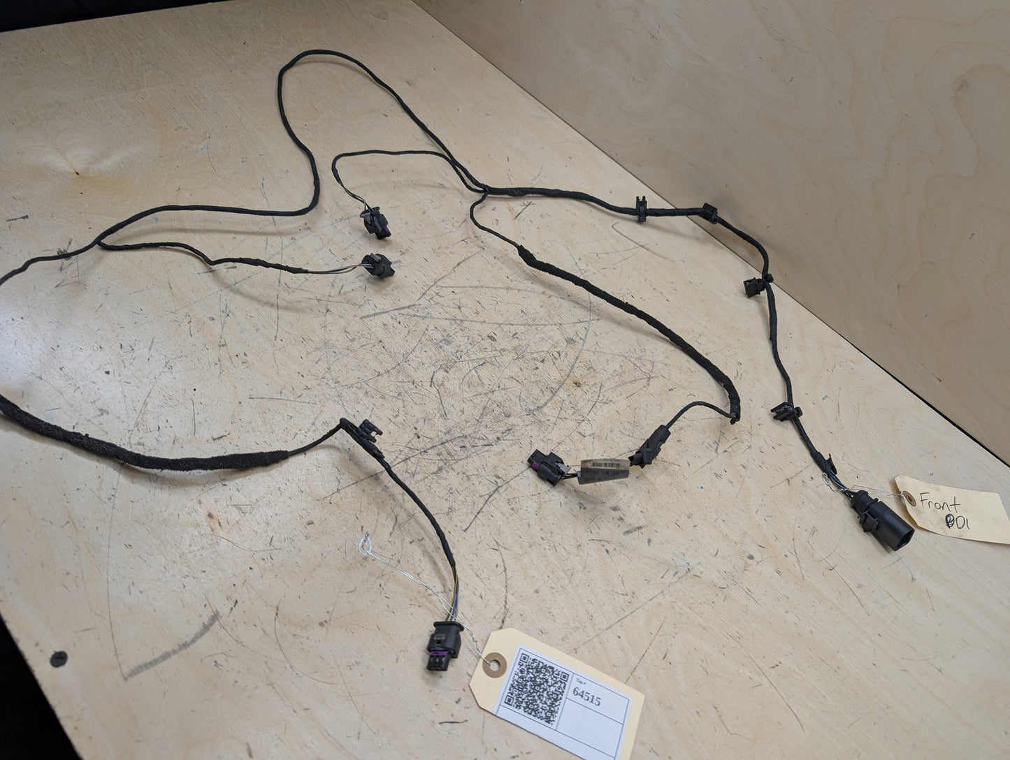 2011-2017 Audi RS5 8T Front Bumper PDC Parking Sensor Wiring Wire Harness 8K0971095F