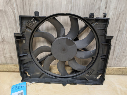 2008-2010 BMW 535i E60 Radiator Fan Shroud Housing w/ Motor 7603658 850w