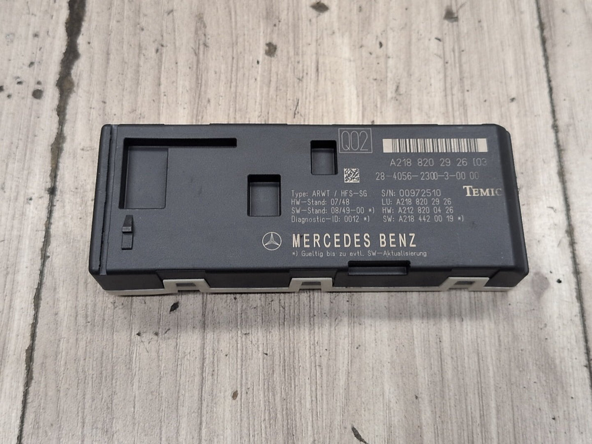 2009-2012 Mercedes-Benz E550 W212 Decklid Liftgate Trunk Module A218820292603 OEM
