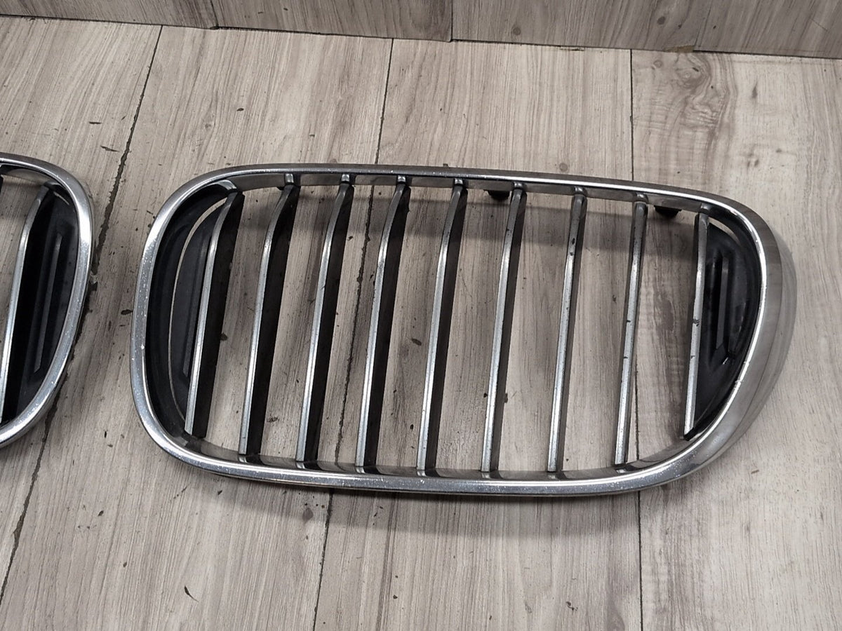 16-19 OEM BMW G11 G12 740 750 Front Left Right Upper Bumper Kidney Grilles SET