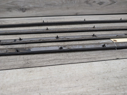 07-13 BMW X5 E70 Front Rear Left Right Exterior Door Trim Molding SET 7158533
