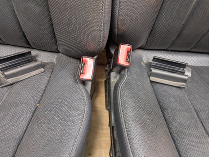 10-13 Mercedes-Benz E550 W212 Front Driver Passenger Seat Assemblys SET Black